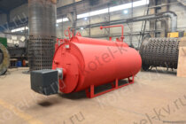 Паровой котел на газе и дизеле 200 кг пара в час